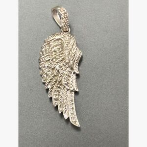 Affinity Diamonds Sterling Silver 925 Angel Wing Pendant
